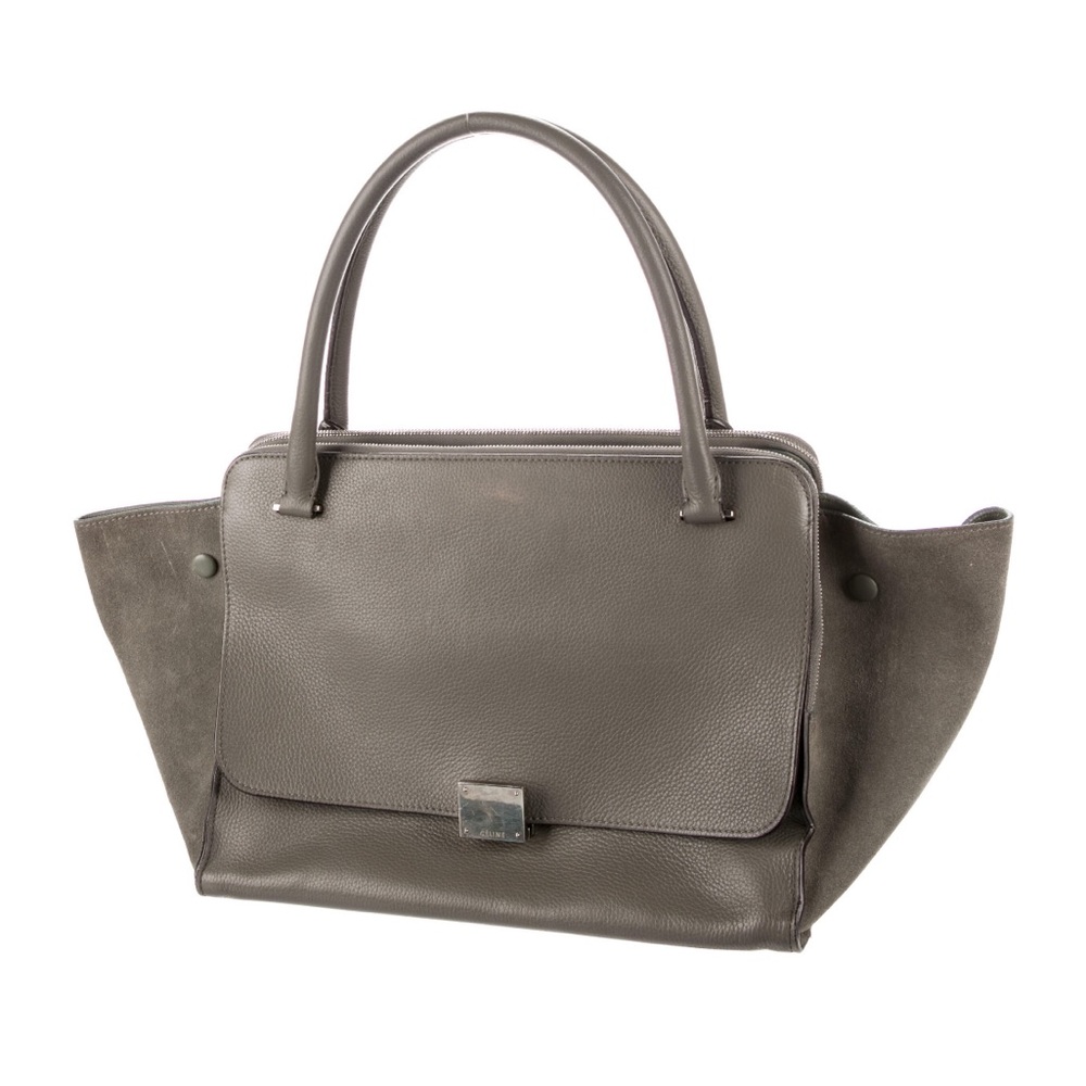 Celine double zip trapeze bag